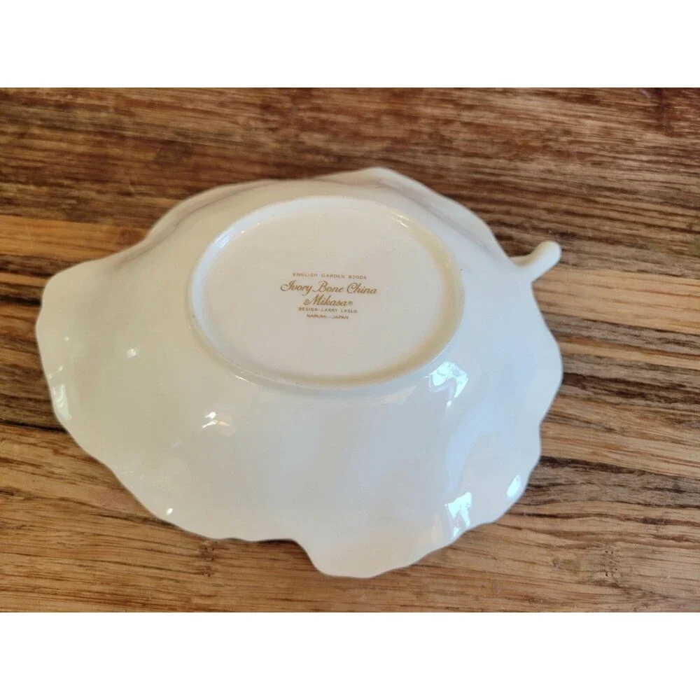 Mikasa Bone China Dish - Larry Laslo - Narumi Japan Gold Trim - Vintage